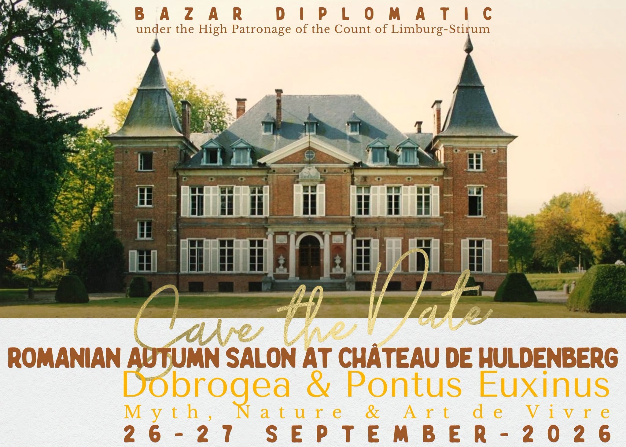 Dobrogea & Pontus Euxinus - Roemeense herfstsalon in Kasteel de Huldenberg poster